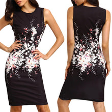 Load image into Gallery viewer, Grace Sleeveless Floral Print Dress