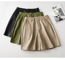 Load image into Gallery viewer, Inina PU Leather Shorts