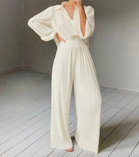 Load image into Gallery viewer, Chizi Pleated Wide Leg Set