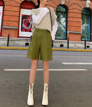 Load image into Gallery viewer, Inina PU Leather Shorts