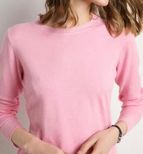 Load image into Gallery viewer, Iris Slim O-Neck Cashmere Blend Sweater