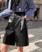 Load image into Gallery viewer, Inina PU Leather Shorts