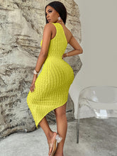 Load image into Gallery viewer, Eve Sleeveless Asymmetrical One Shoulder Dress