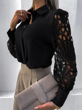 Load image into Gallery viewer, Long Lantern Sleeve Shirt