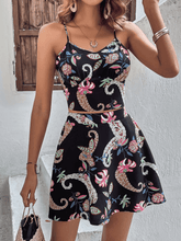 Load image into Gallery viewer, Liana Floral V-Neck Cami and Skirt Set