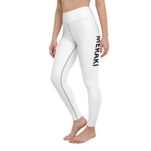 Load image into Gallery viewer, Eternally Meraki Black Stitch Yoga Leggings