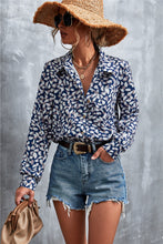 Load image into Gallery viewer, Maia Printed Button Down Long Sleeve Shirt