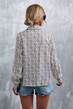 Load image into Gallery viewer, Maia Printed Button Down Long Sleeve Shirt