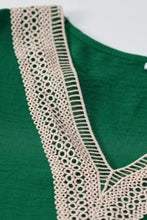 Load image into Gallery viewer, Andaz Contrast Ruffle Trim Flutter Sleeve Blouse