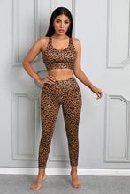 Load image into Gallery viewer, Porsha Printed Sports Bra and Leggings Pair