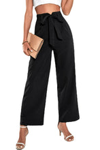 Load image into Gallery viewer, Bari Belted High-Rise Wide Leg Pants