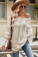 Load image into Gallery viewer, Rory Boat Neck Dropped Shoulder Knit Top