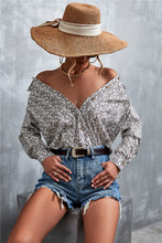 Load image into Gallery viewer, Maia Printed Button Down Long Sleeve Shirt