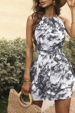 Load image into Gallery viewer, Terri Tie-Dye Sleeveless Layered Romper
