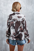 Load image into Gallery viewer, Maia Printed Button Down Long Sleeve Shirt
