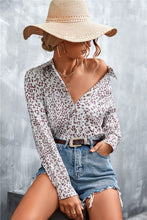 Load image into Gallery viewer, Maia Printed Button Down Long Sleeve Shirt