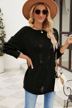 Load image into Gallery viewer, Rory Boat Neck Dropped Shoulder Knit Top