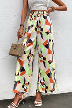 Load image into Gallery viewer, Printed Smocked Waist Wide Leg Pants