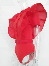 Load image into Gallery viewer, Melinda Ruffled Bodysuit