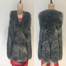 Load image into Gallery viewer, Annita Long Faux Fur Gilet
