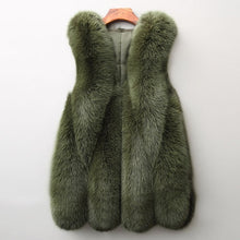 Load image into Gallery viewer, Annita Long Faux Fur Gilet