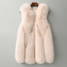 Load image into Gallery viewer, Annita Long Faux Fur Gilet