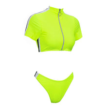 Load image into Gallery viewer, Minou Zipped Up Bikini