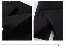 Load image into Gallery viewer, Black Bottom Split Trousers