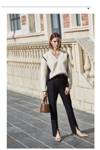 Load image into Gallery viewer, Black Bottom Split Trousers