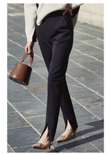 Load image into Gallery viewer, Black Bottom Split Trousers