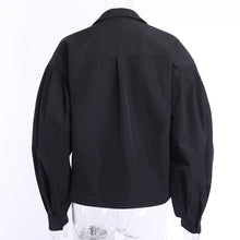 Load image into Gallery viewer, Solid Lantern Sleeves Blouse