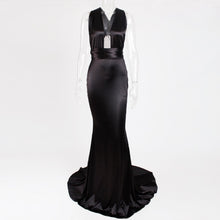 Load image into Gallery viewer, Devin Satin Mermaid Dress