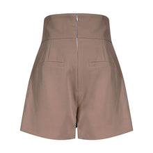 Load image into Gallery viewer, Solid High Waist Criss Cross Shorts