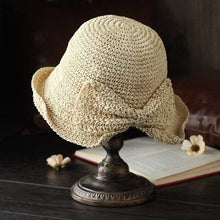 Load image into Gallery viewer, Lav Straw Hat With Bow