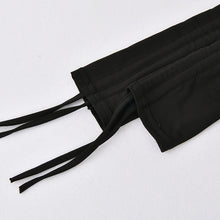 Load image into Gallery viewer, Beige O-Neck Drawstring Bodysuit