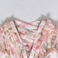 Load image into Gallery viewer, Backless Deep V-neck Chiffon Dresses