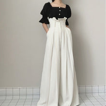 Load image into Gallery viewer, High Waist Loose Pleated Wide Leg Pants