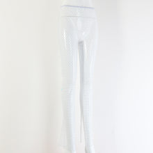 Load image into Gallery viewer, Diamonte Fishnet Wide Leg Trousers
