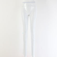 Load image into Gallery viewer, Diamonte Fishnet Wide Leg Trousers