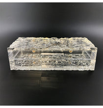 Load image into Gallery viewer, Clear Ice Evening Clutch
