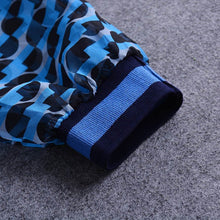 Load image into Gallery viewer, Blue Haze Stand Collar Long Sleeve Dress