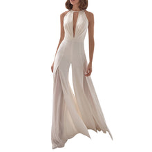 Load image into Gallery viewer, O-Neck Sleeveless High Waist Wide Leg Jumpsuit