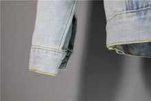 Load image into Gallery viewer, Decon Denim Belted Jacket