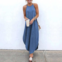 Load image into Gallery viewer, Denim Sleeveless Sundress