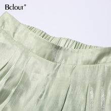 Load image into Gallery viewer, Green Two Piece Long Sleeve Pants Set