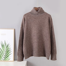 Load image into Gallery viewer, Cashmere Blend Turtle Neck Sweater