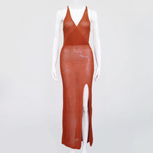 Load image into Gallery viewer, See Through Crochet Beach Maxi
