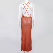 Load image into Gallery viewer, See Through Crochet Beach Maxi