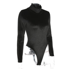 Load image into Gallery viewer, Anwyn Velvet Long Sleeve Bodysuit