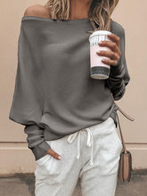Load image into Gallery viewer, Pumpkins Pullover Off Shoulder Sweater
